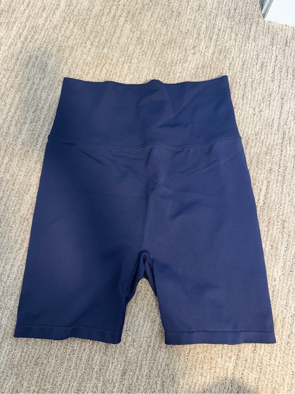 Pink brand super High-Waist Navy Women’s Workout Bike Shorts